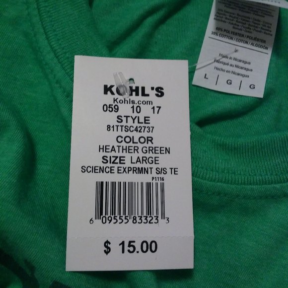 *Final Price* Men's Womens' Novelty tee Going to Try Science - Picture 7 of 8